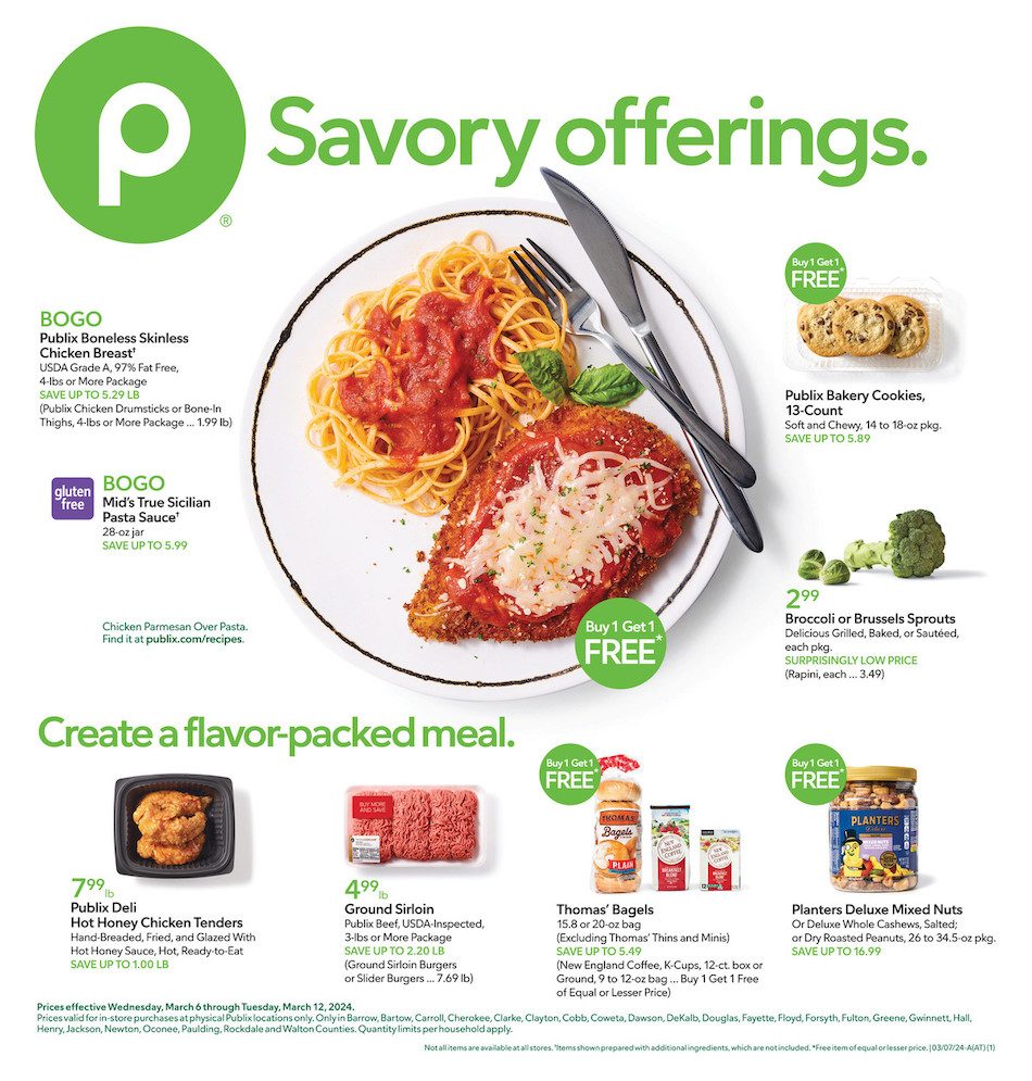 Publix Weekly Ad 6th – 12th March 2024 Page 1