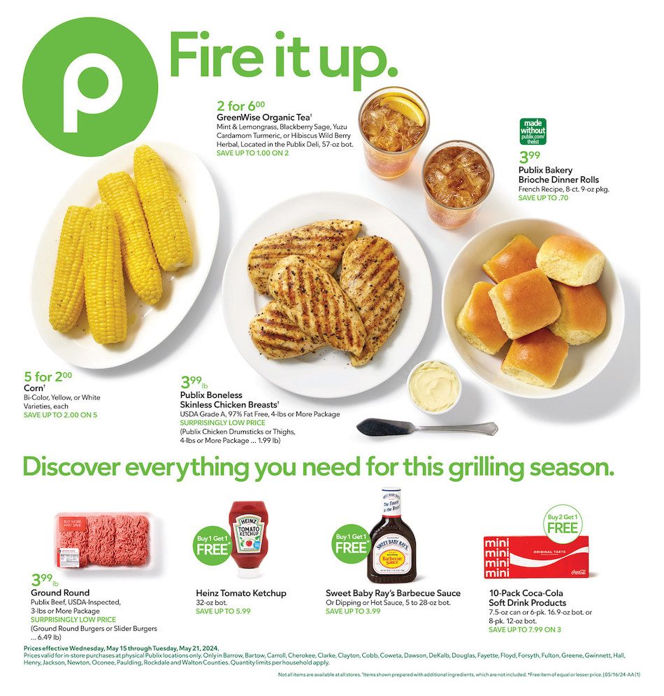 Publix Weekly Ad 15th – 21st May 2024 Page 1