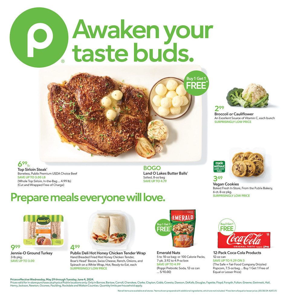 Publix Weekly Ad 29th May – 4th June 2024 Page 1