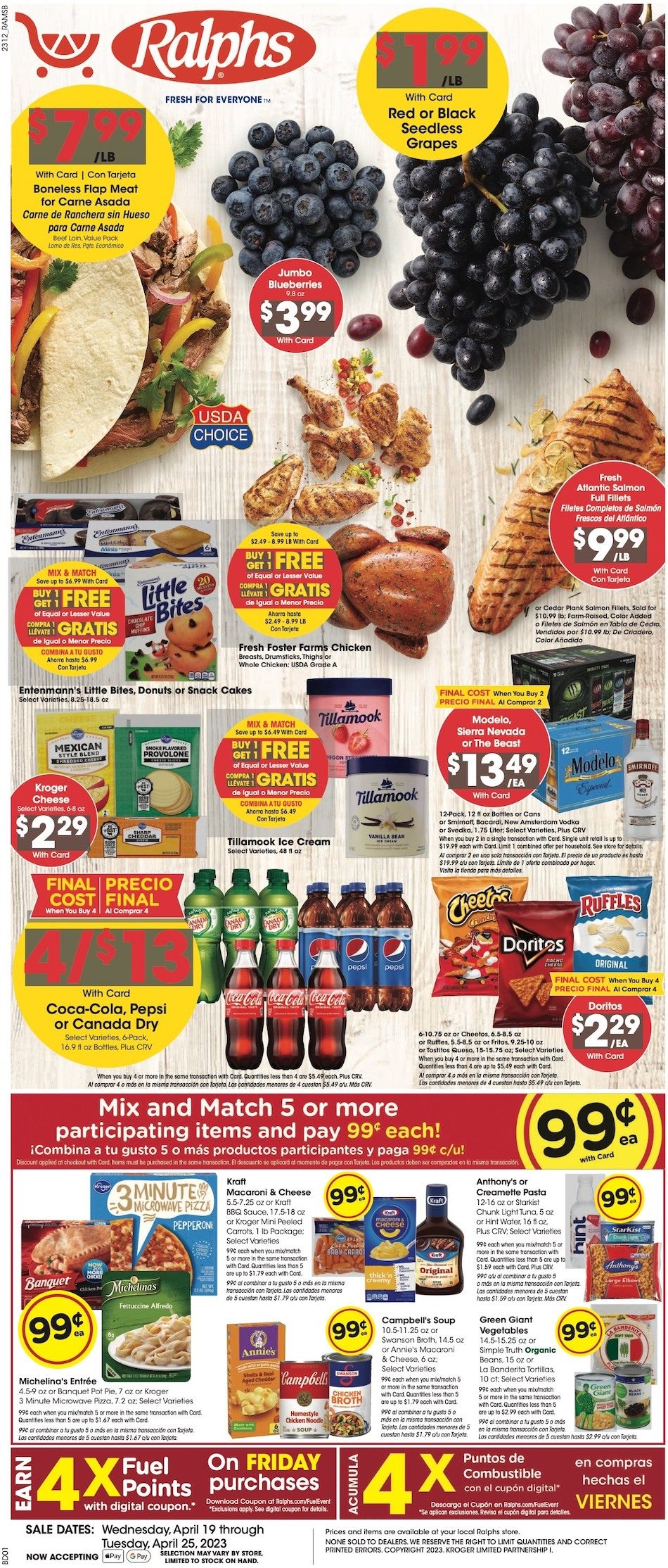 Ralphs Weekly Ad 19th – 25th April 2023 Page 1