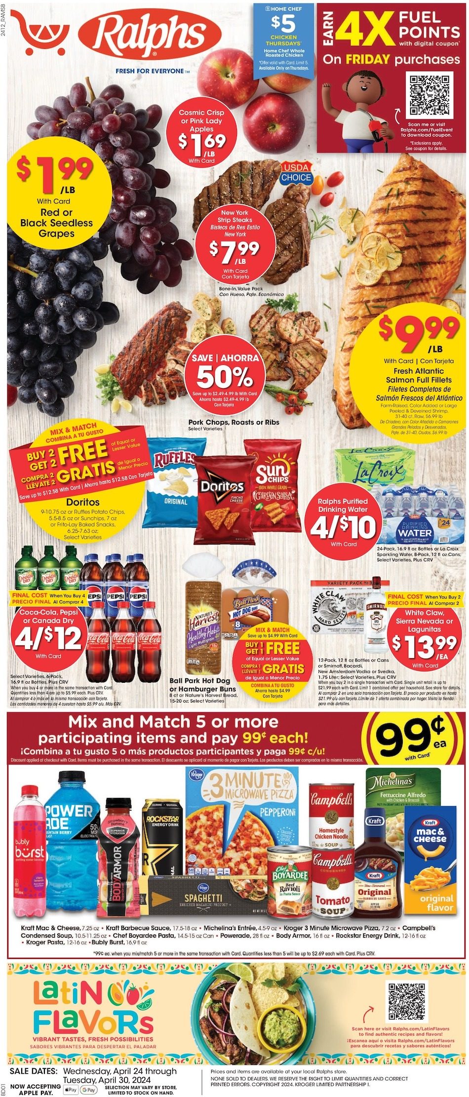 Ralphs Weekly Ad 24th – 30th April 2024 Page 1