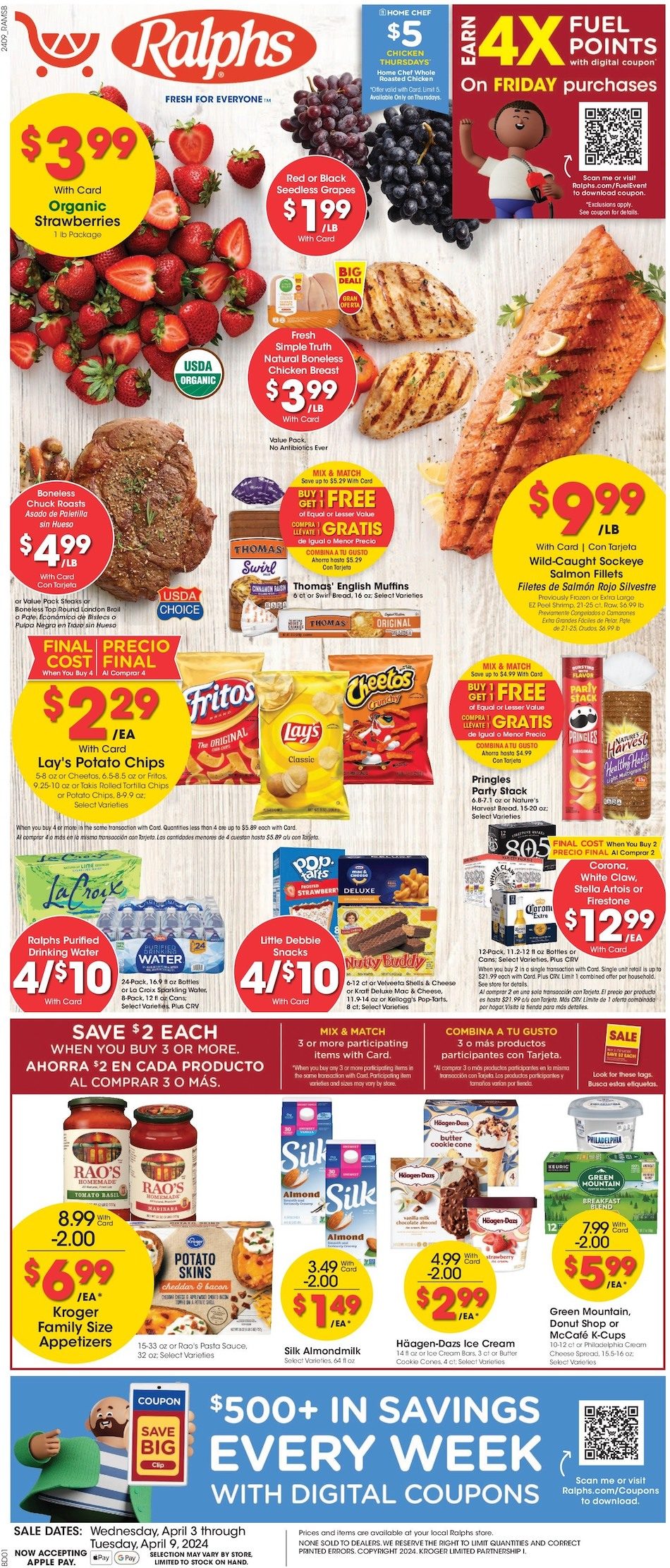 Ralphs Weekly Ad 3rd – 9th April 2024 Page 1