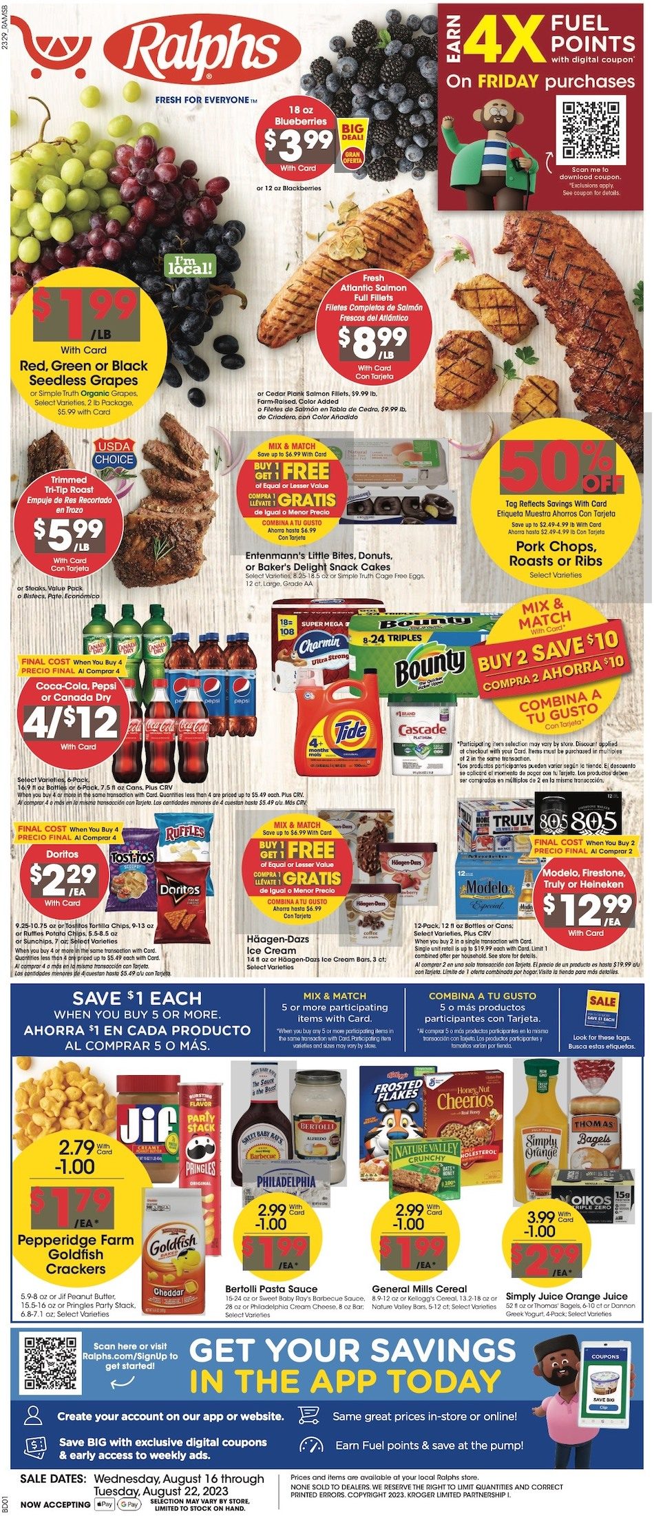 Ralphs Weekly Ad 16th – 22nd August 2023 Page 1