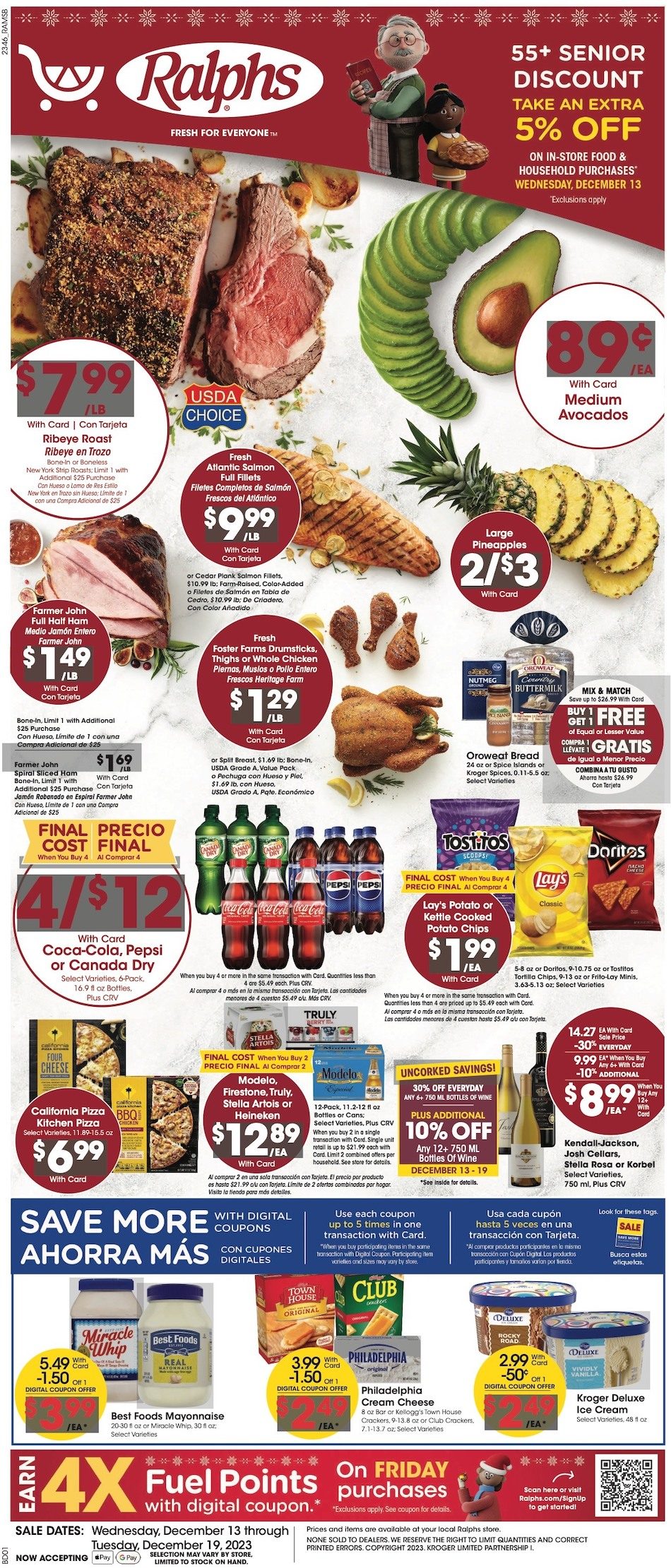 Ralphs Weekly Ad 13th – 19th December 2023 Page 1