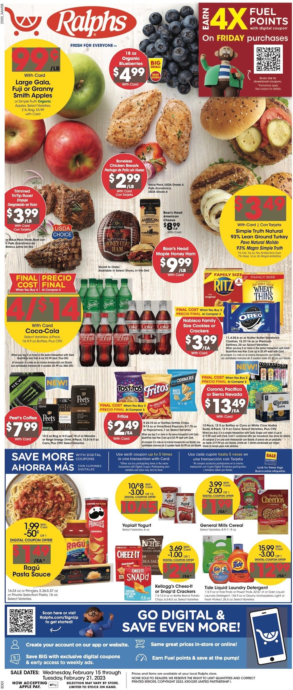 Ralphs Weekly Ad 15th – 21st February 2023 Page 1