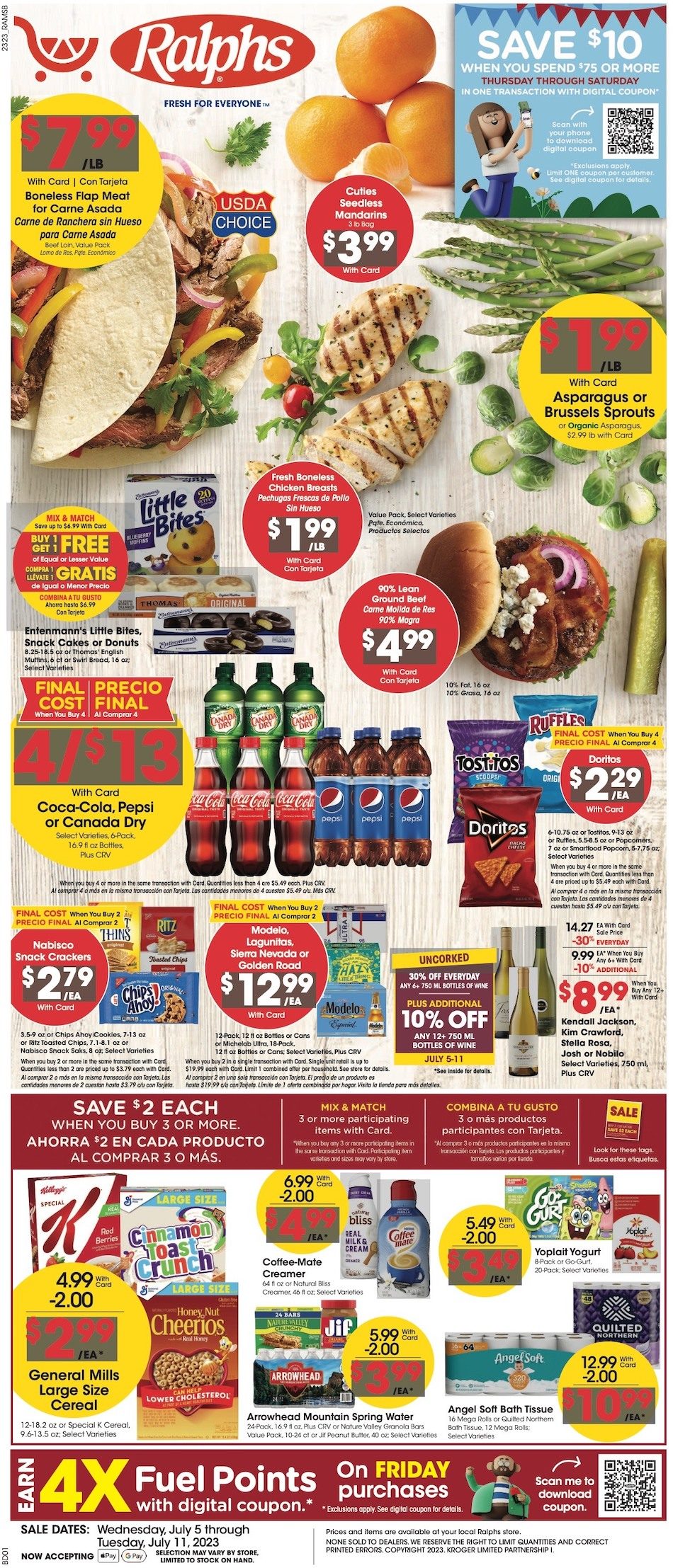 Ralphs Weekly Ad 5th – 11th July 2023 Page 1