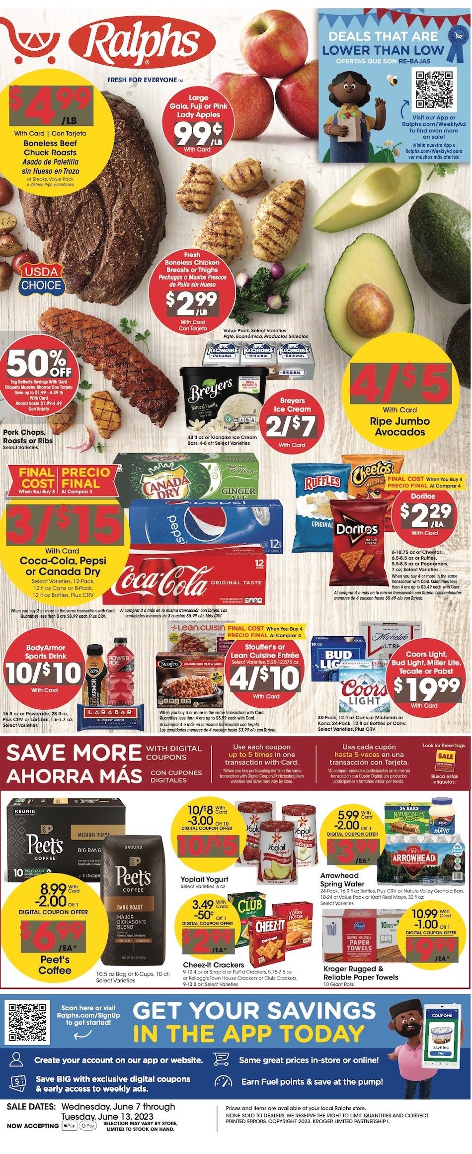 Ralphs Weekly Ad 7th – 13th June 2023 Page 1