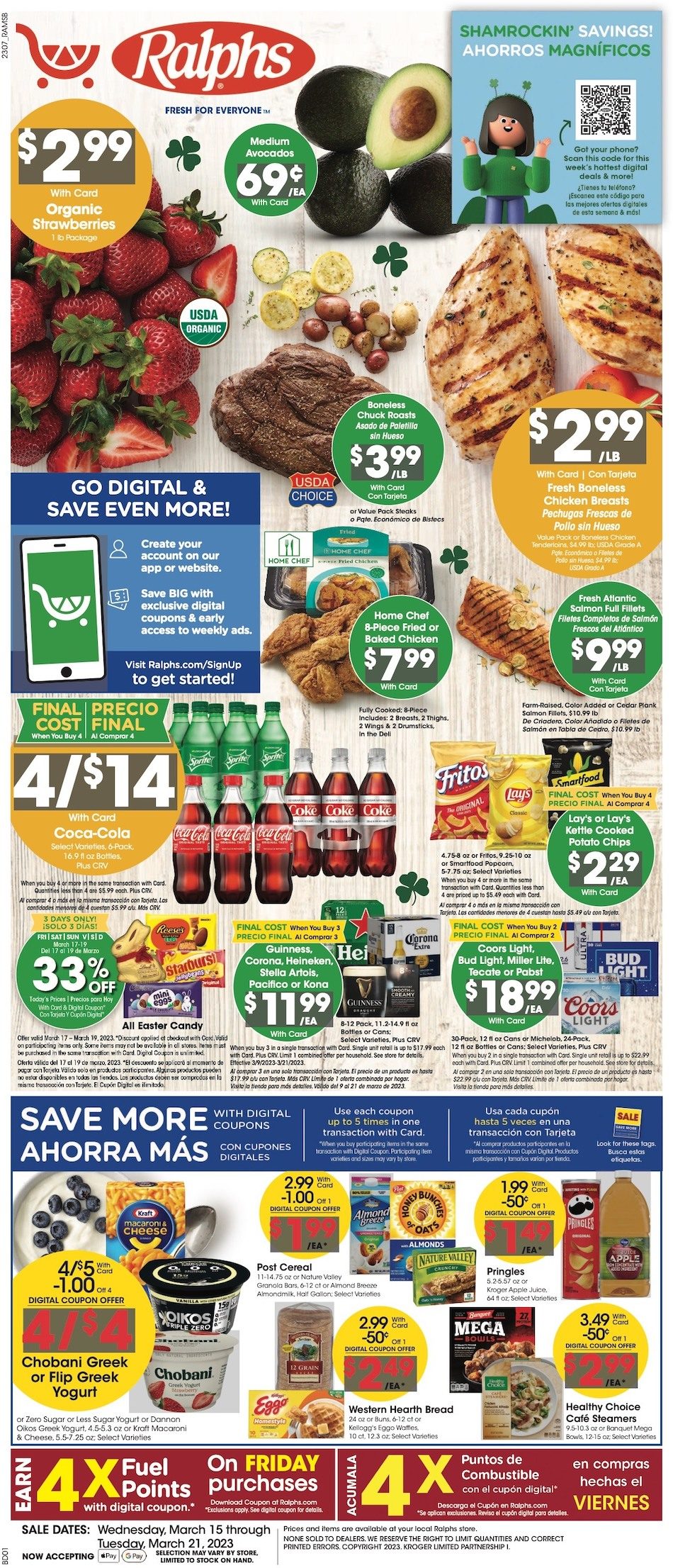 Ralphs Weekly Ad Sale 15th – 21st March 2023 Page 1