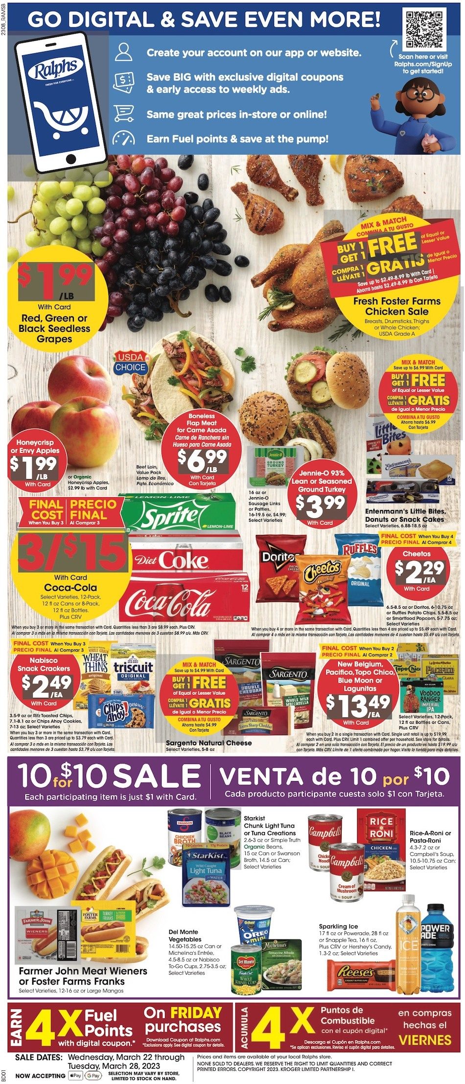 Ralphs Weekly Ad Sale 22nd – 28th March 2023 Page 1