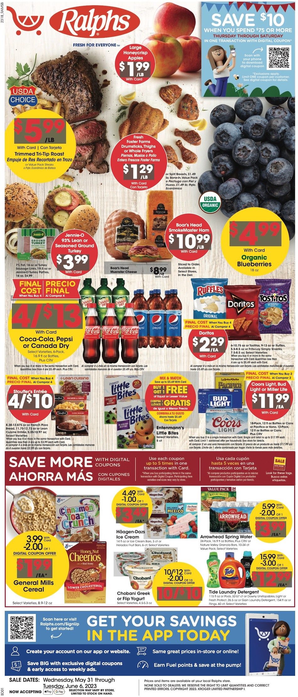 Ralphs Weekly Ad 31st May – 6th June 2023 Page 1