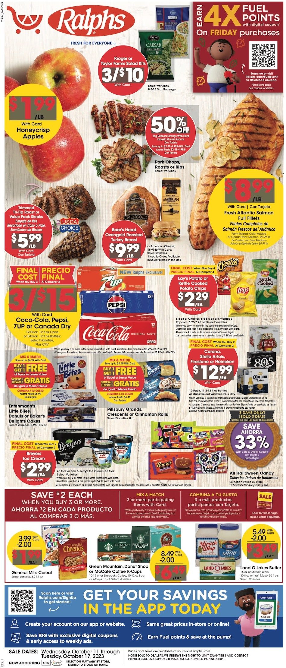Ralphs Weekly Ad 11th – 17th October 2023 Page 1