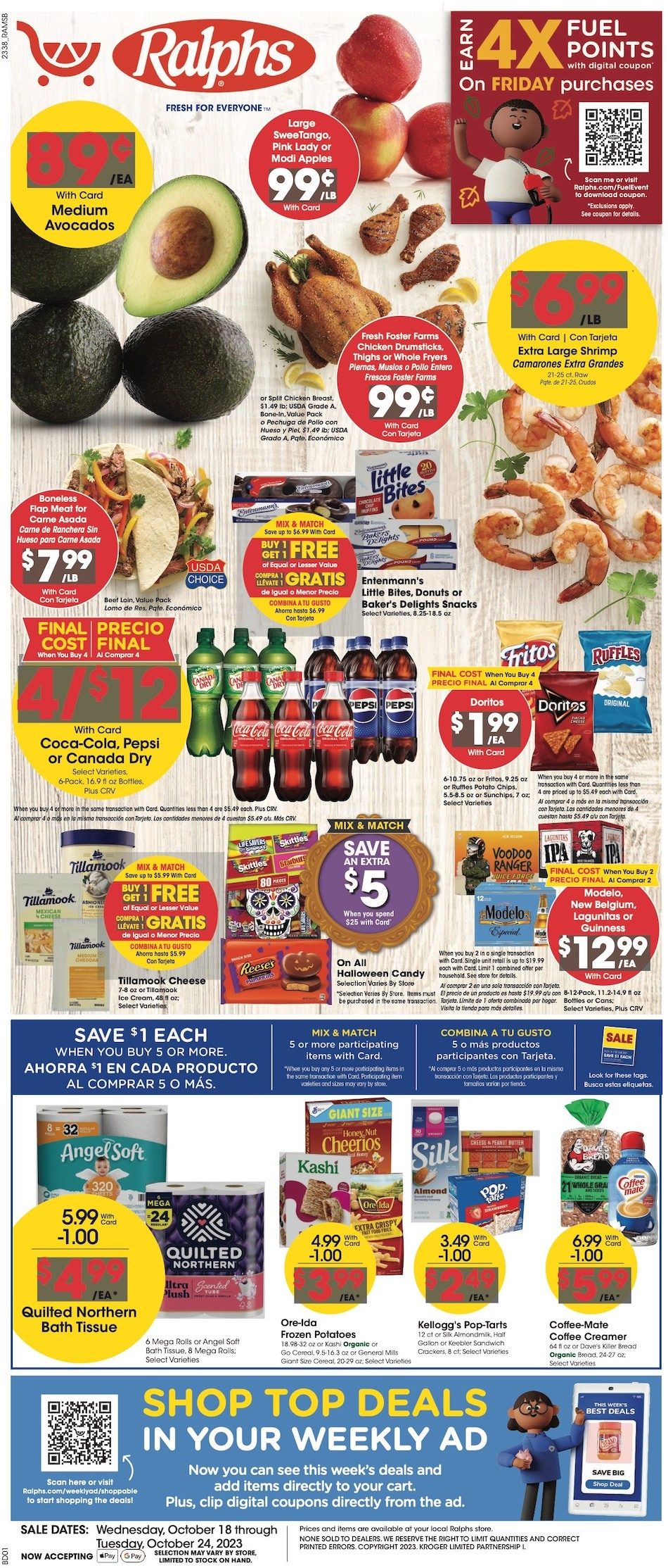 Ralphs Weekly Ad 18th – 24th October 2023 Page 1