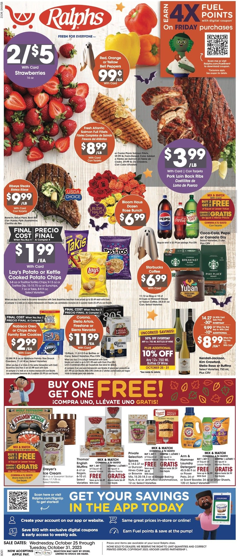 Ralphs Weekly Ad 25th – 31st October 2023 Page 1