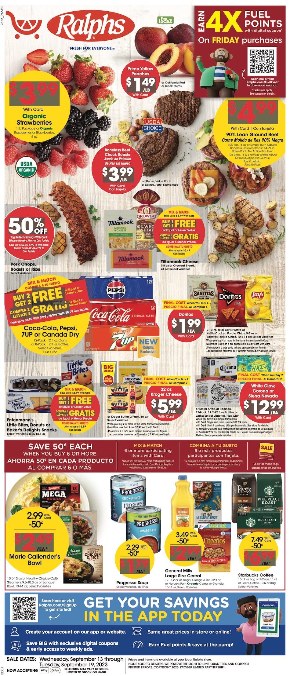 Ralphs Weekly Ad 13th – 19th September 2023 Page 1