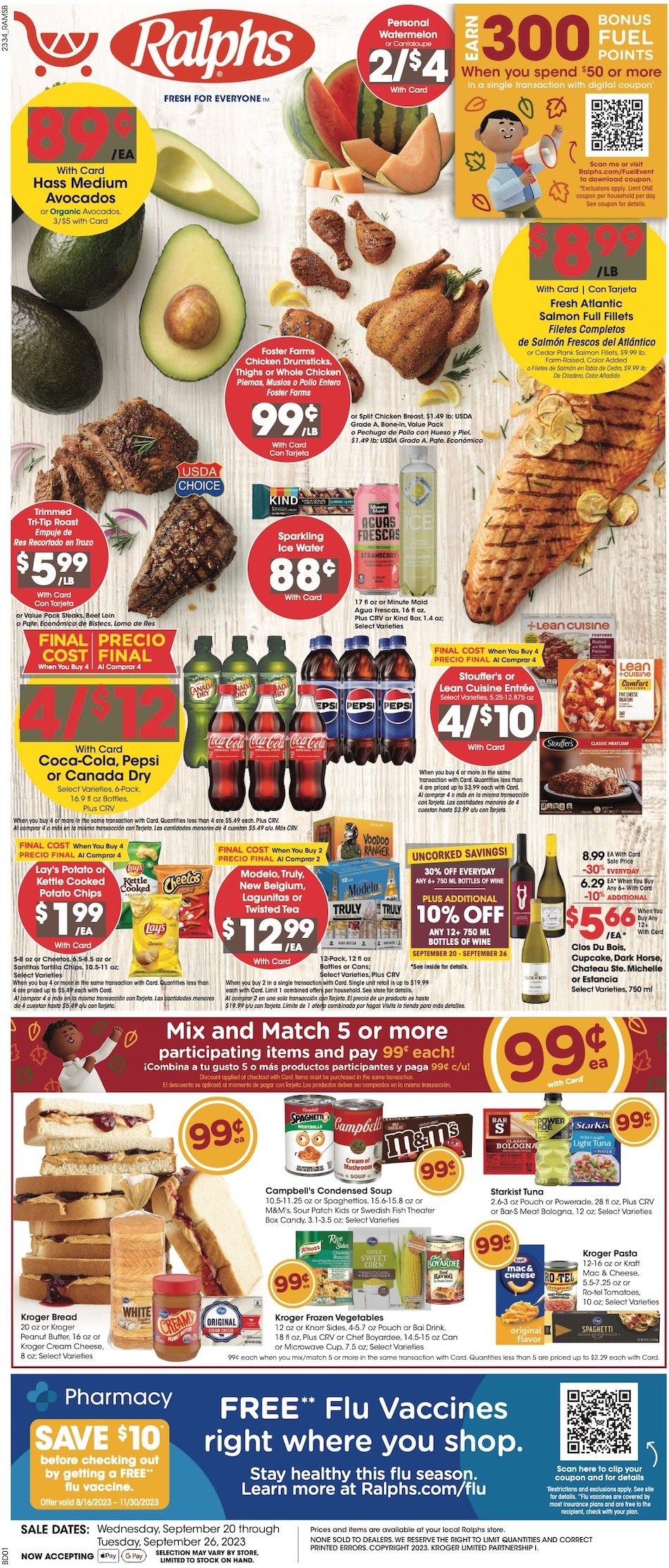 Ralphs Weekly Ad 20th – 26th September 2023 Page 1