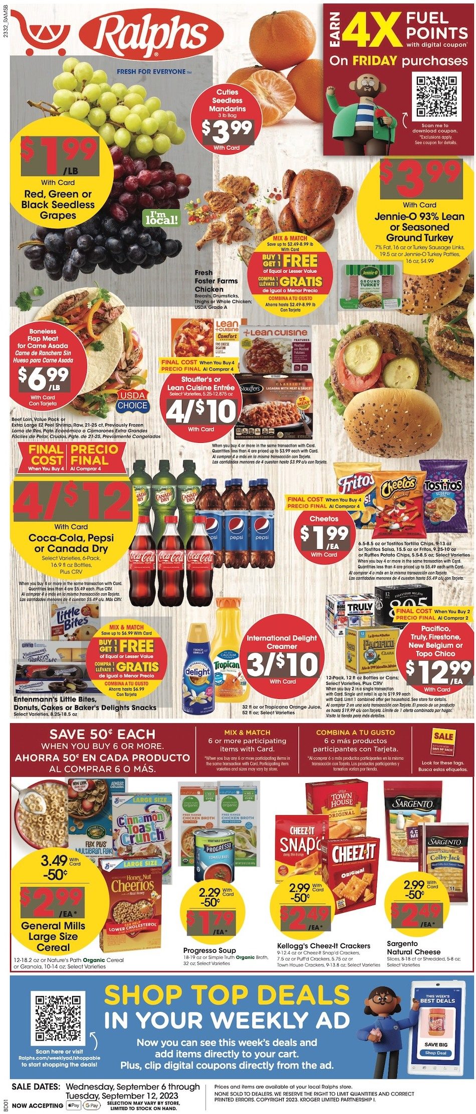 Ralphs Weekly Ad 6th – 12th September 2023 Page 1