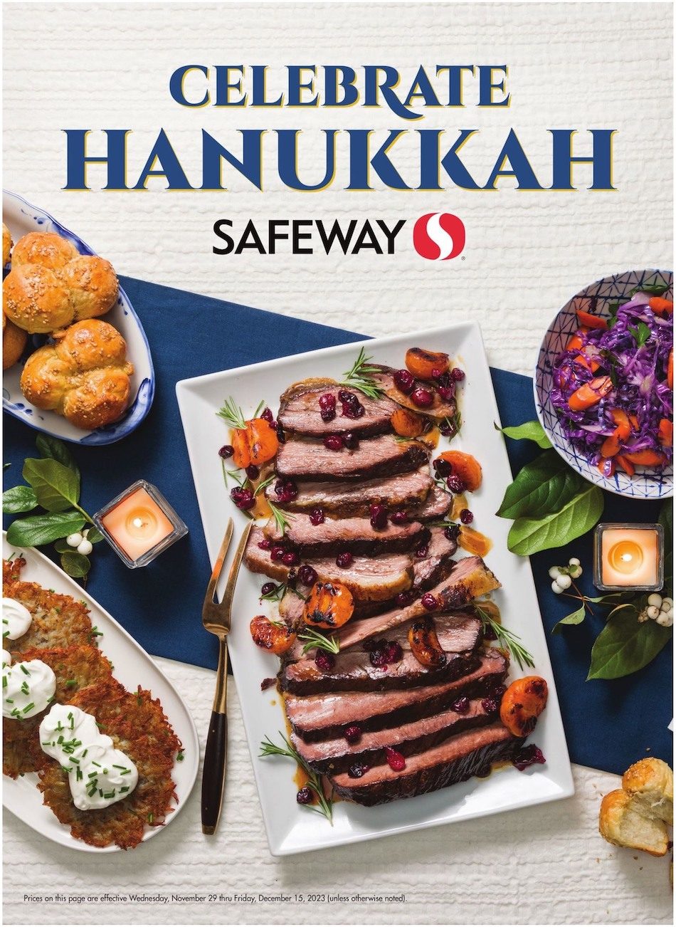 Safeway Ad Chanukah 5th – 15th December 2023 Page 1