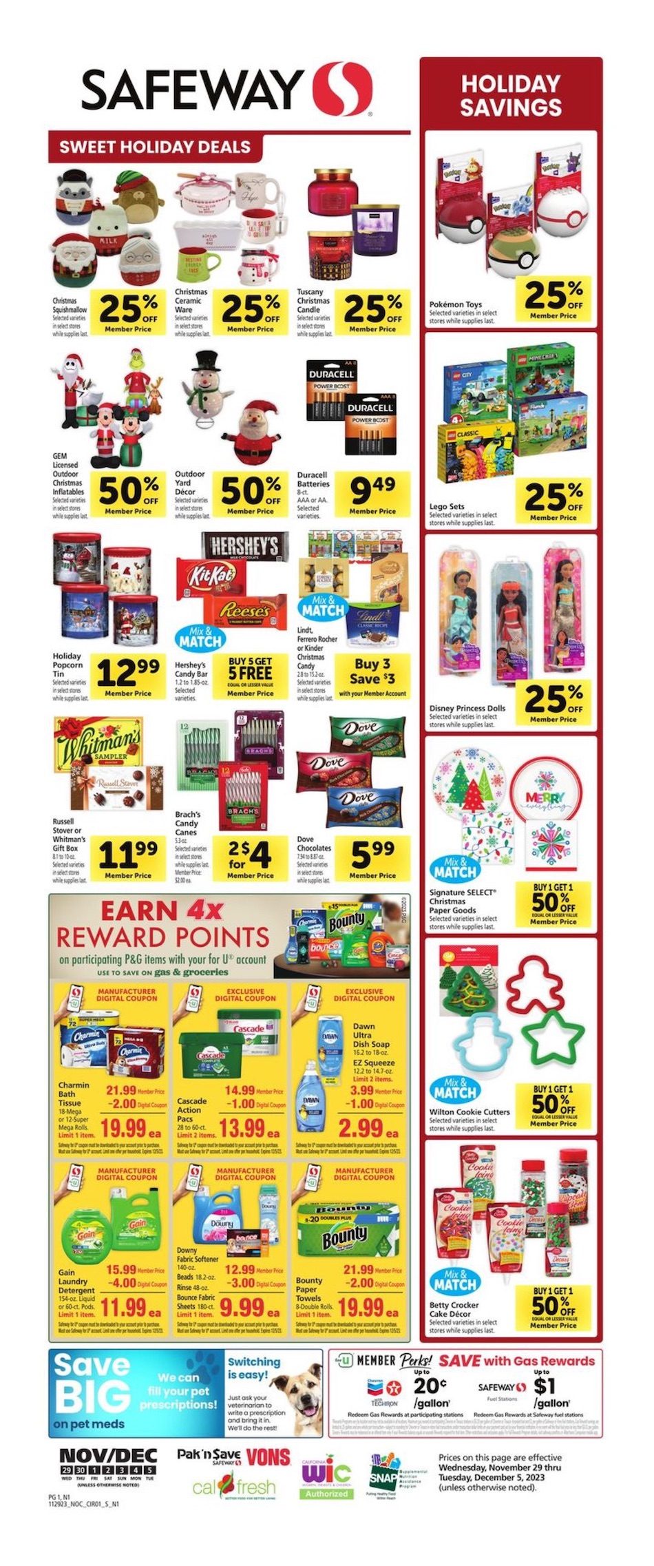 Safeway Ad Health 29th November – 5th December 2023 Page 1