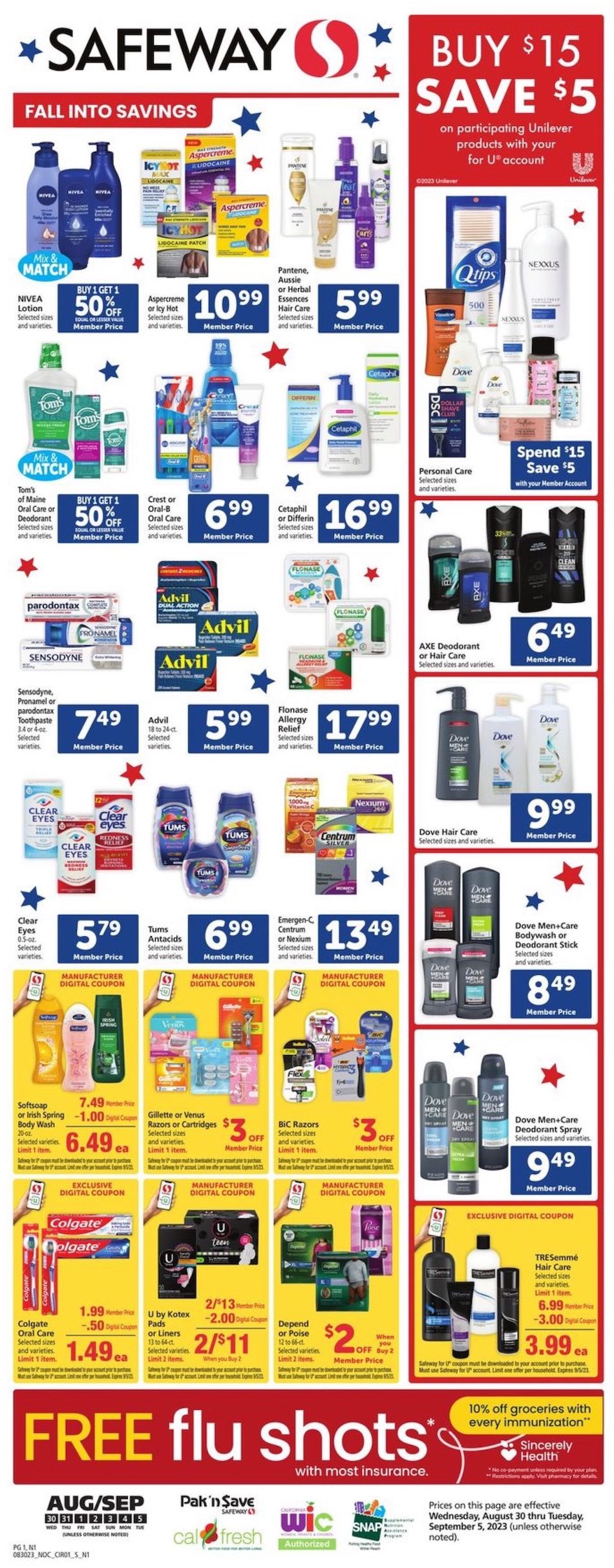 Safeway Ad Home & Health 30th August – 5th September 2023 Page 1