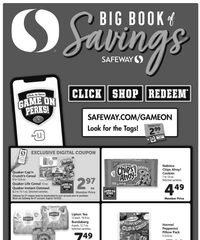 Safeway Big Book Savings 30th August – 3rd October 2023 page 1 thumbnail