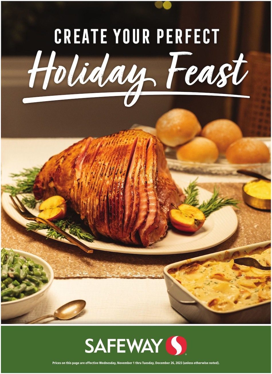 Safeway Holiday Guide Ad 1st November – 26th December 2023 Page 1