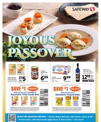 Safeway Passover Ad 20th – 30th April 2024 page 1 thumbnail