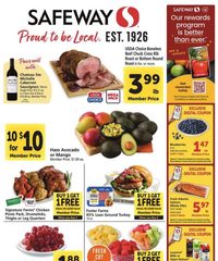 Safeway Weekly Ad 17th – 23rd April 2024 page 1 thumbnail