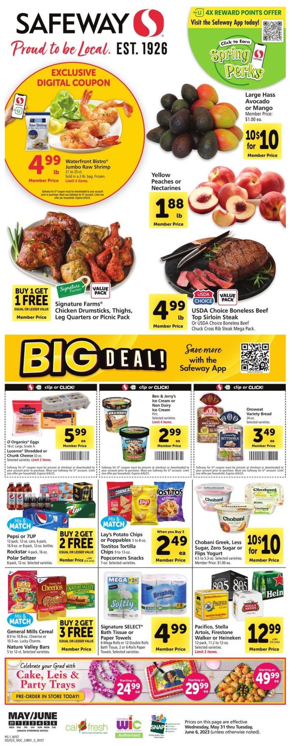 Safeway Weekly Ad 31st May – 6th June 2023 Page 1