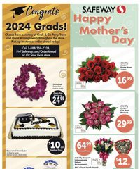 Safeway Weekly Ad Mother’s Day 8th – 14th May 2024 page 1 thumbnail