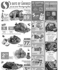 Safeway Weekly Ad Thanksgiving 15th – 22nd November 2023 page 1 thumbnail