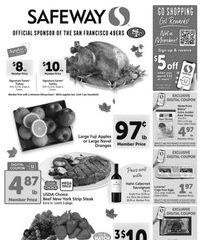Safeway Weekly Ad 8th – 14th November 2023 page 1 thumbnail