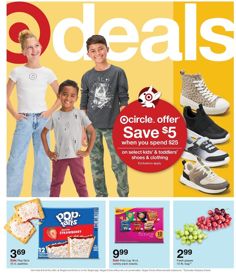 Target Weekly Ad 6th – 12th August 2023 Page 1