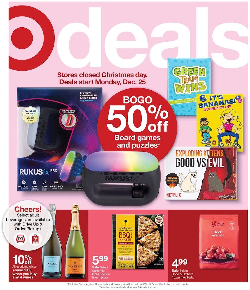 Target Weekly Ad 25th – 30th December 2023 Page 1