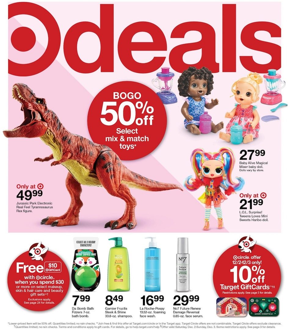 Target Weekly Ad 3rd – 9th December 2023 Page 1