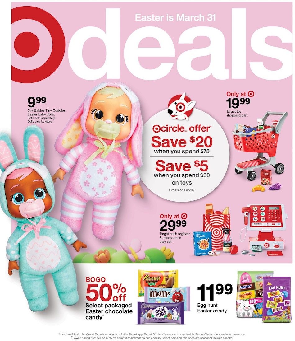Target Weekly Ad Easter 24th – 30th March 2024 Page 1