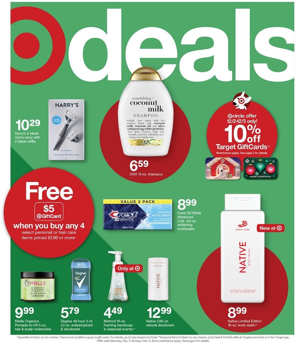 Target Ad Cyber Monday 26th November – 2nd December 2023 Page 1