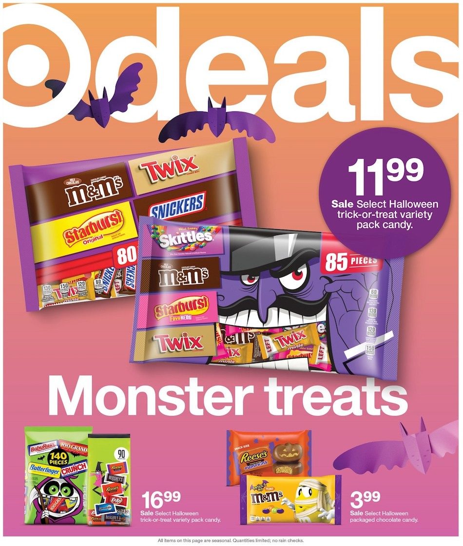Target Weekly Ad Halloween 15th – 21st October 2023 Page 1