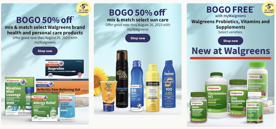 Walgreens Weekly Ad 20th – 26th August 2023 Page 1