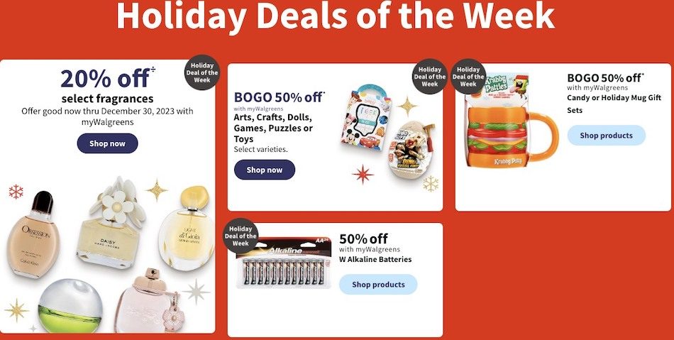 Walgreens Weekly Ad Christmas 17th – 23rd December 2023 Page 1