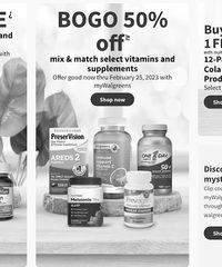Walgreens Weekly Ad Sale February 19th – 25th, 2023 page 1 thumbnail