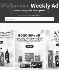 Walgreens Weekly Ad 30th July – 5th August 2023 page 1 thumbnail
