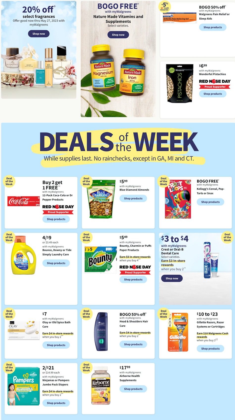 Walgreens Weekly Ad Sale 14th – 20th May 2023 Page 1