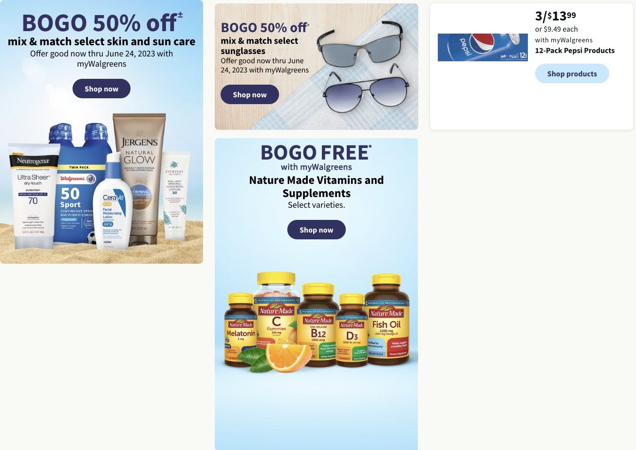 Walgreens Weekly Ad Sale 28th May – 3rd June 2023 Page 1