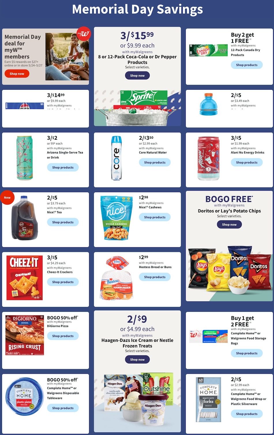 Walgreens Weekly Ad Memorial Day 26th May – 1st June 2024 Page 1
