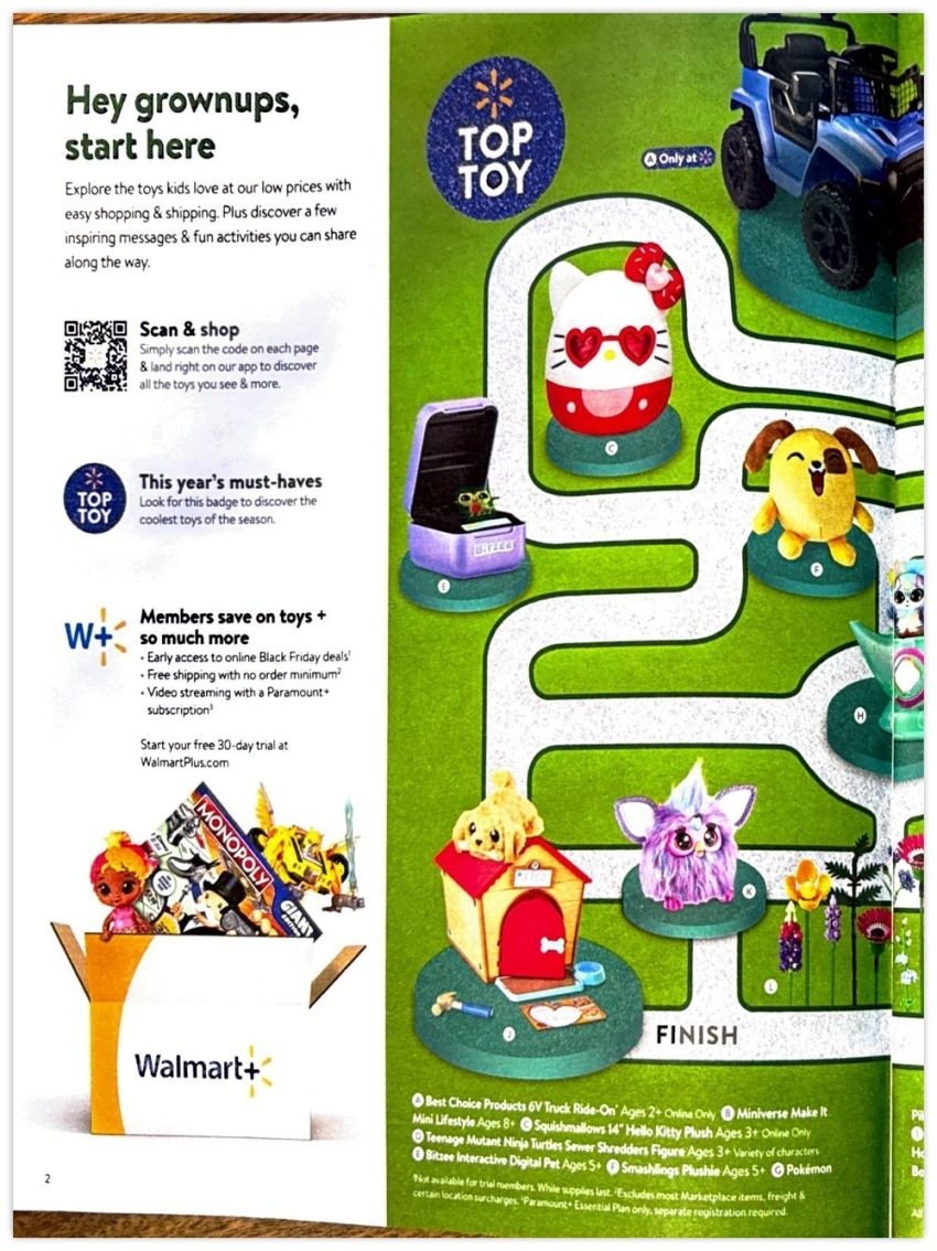 Walmart Toy Book 13th October – 24th December 2023 Page 1